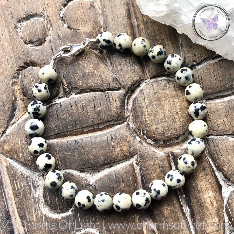 Classical Dalmation Jasper Healing Bracelet